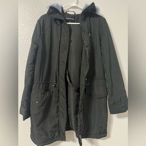 whowhatwear parka black size small